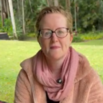Rachel reflecting on her personal growth and the peaceful community atmosphere at Quantum Retreats